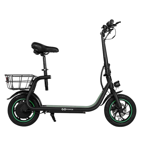Gopowerbike GoFlow Electric Scooter with Seat - BR001