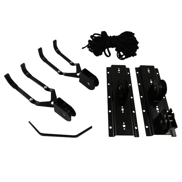 Onward 10inch 254 mm Black Metal Bicycle Lift System with 44 lb Load Rating - 2280BC