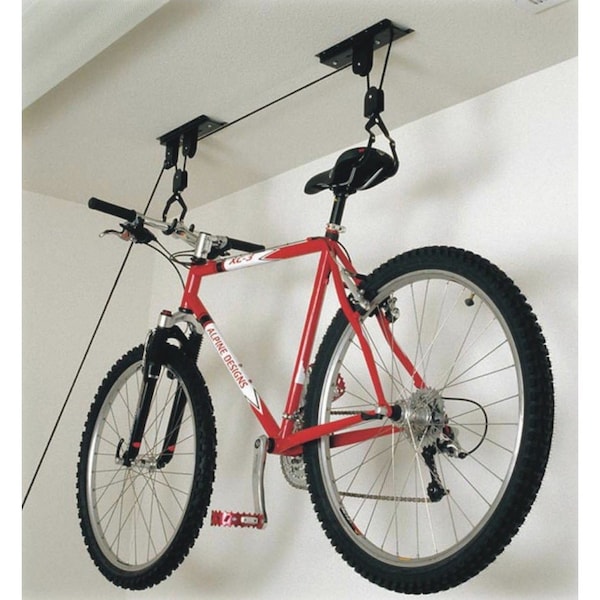 Onward 10inch 254 mm Black Metal Bicycle Lift System with 44 lb Load Rating - 2280BC