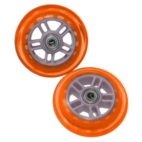 Razor Usa Razor 134932-OR Set Of Two 98MM Replacement Wheels For Razor A And A2 Kick Scooter - Orange - 134932-OR