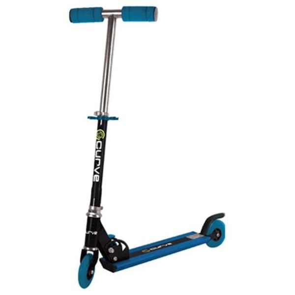 Sakar Sakar International 256683 Curve Light Up Wheel Scooter; Blue - 256683