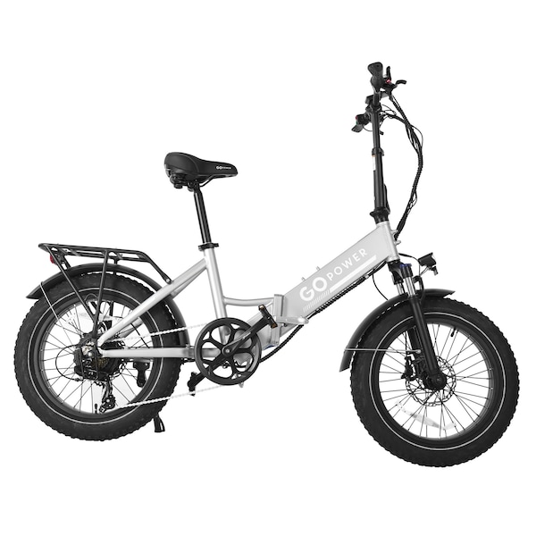 Gopowerbike GoCruiser V2 Folding Electric Bike 20 MPH Max Speed & 750W Motor - BG3
