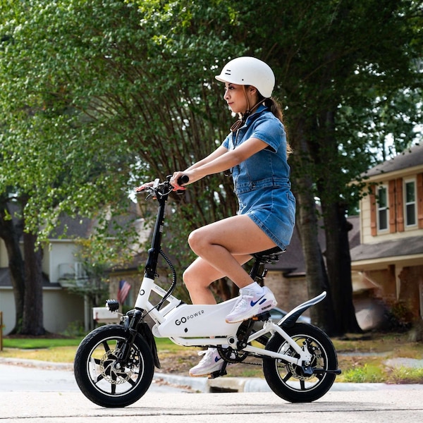 Gopowerbike GoSpyder Ebike with 16MPH Max Speed & 350W Motor - B555WHT