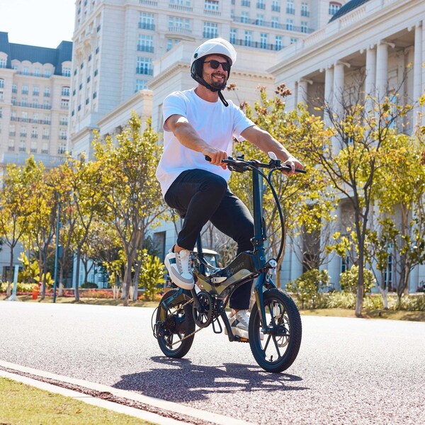 Gopowerbike GoKlik Adult Folding Electric Bike 350W Motor 16MPH Top Speed 30+ Mile Range - BK33