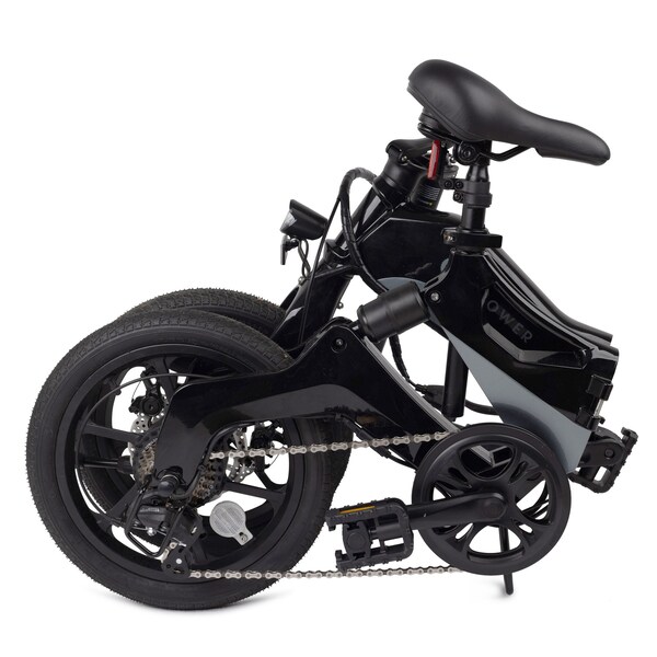 Gopowerbike GoKlik Adult Folding Electric Bike 350W Motor 16MPH Top Speed 30+ Mile Range - BK33