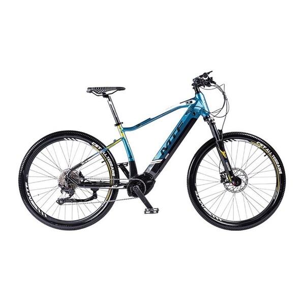 Mtf Hill 7.3 18 18 in. MTB Folding Electric Vianelli E-Bike, Blue - HILL 7.3 18´