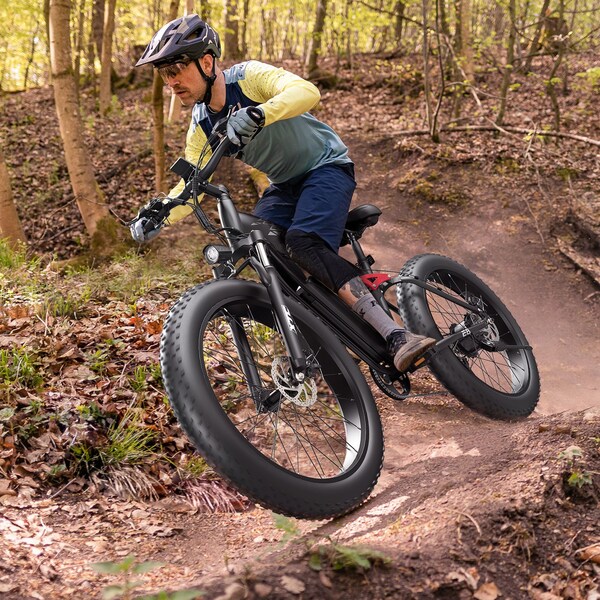 Goldoro X8 500W 26in Electric Mountain Bike - EB26X8-BK