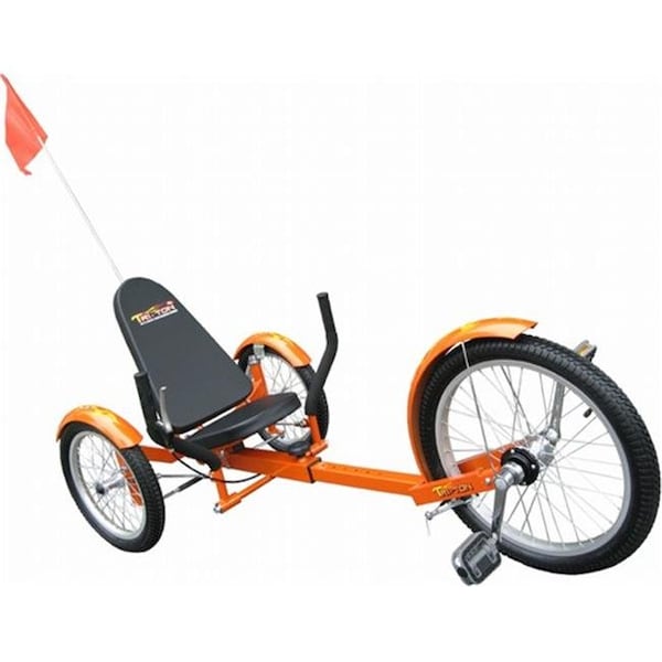 Triton Mobo Triton Pro Tri-501O Ultimate Three-Wheeled Cruiser - Orange - TRI-501O
