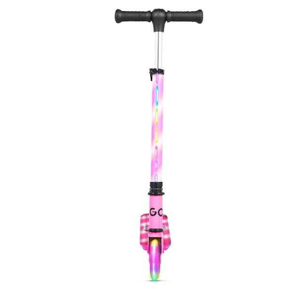 Gopowerbike GoLume Kids Kick Scooter, Light Up Wheels & Deck, Ages 5 - KS2PK
