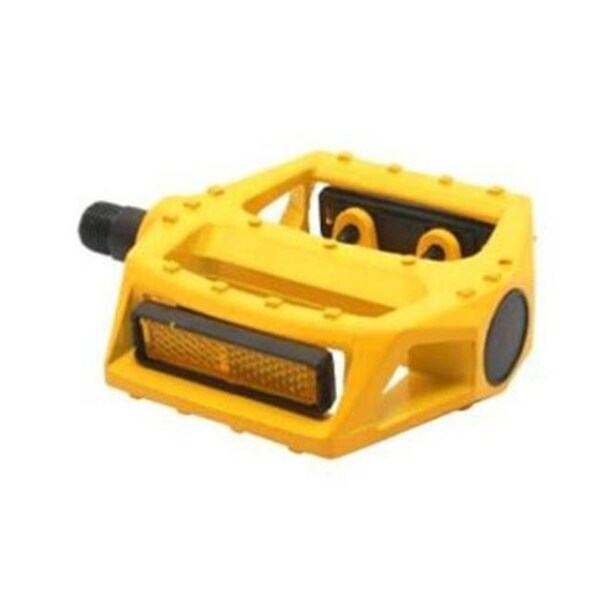 Strike3 One Piece Alloy Body Pedal - Yellow - ST194111
