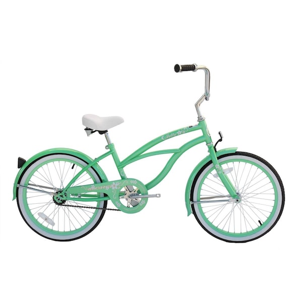 Micargi Female Jetta Beach Cruiser, Mint Green - JETTA-F-MGRN