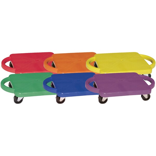 Champion Sports Plastic Scooter Set, w/Handles, PK6 - PGHSET