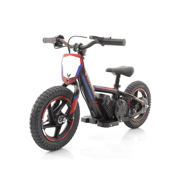 Voltaic Kids Electric Balance bike 12in Tire Adjustable Seat Cub Red - 771077142725