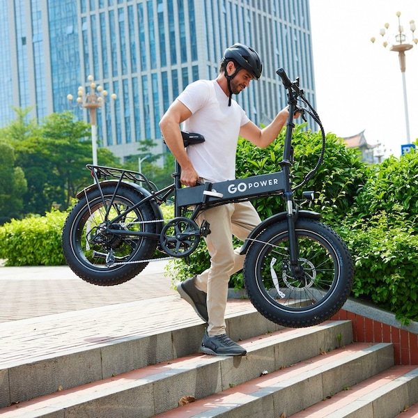 Gopowerbike GoExpress V2 Folding Electric Bike 20mph Max Speed & 750W Motor - BG4