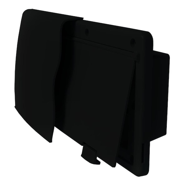 Thetford Thetford 94277 Endura Vent with 0.62 in. Flange, Black - T6H-94277