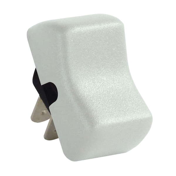 Jr Products JR Products 12055 Momentary-On/Off/Momentary-On Switch - White - 12055