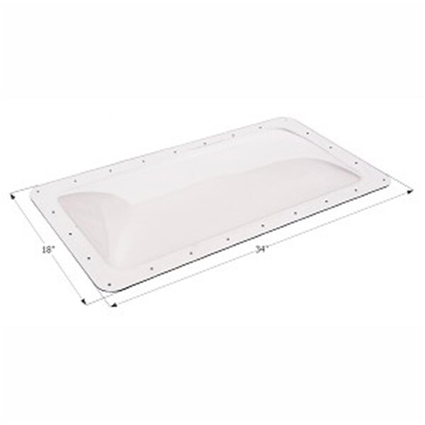 Icon 18 x 34 in. - Rv Skylight Sl1430C, Clear - 1848