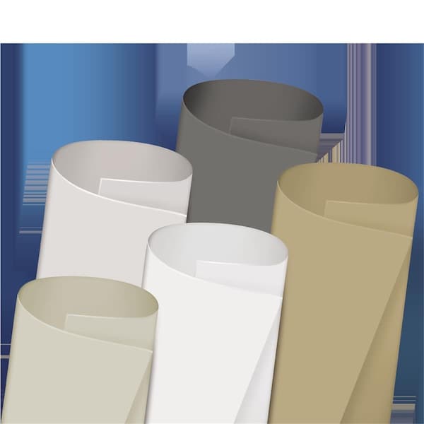 Alpha Systems FXM450WH15 4 ft. 6 in. x 16 ft. TPO Alpha-Ply Roof Membrane, White - A7F-FXM450WH15