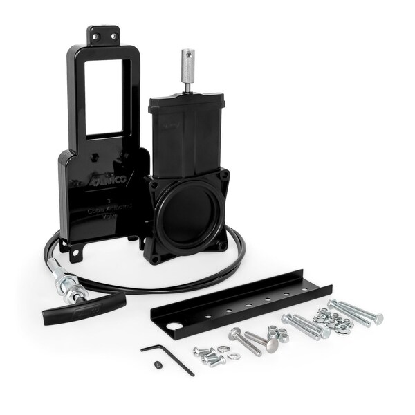 Camco SEWER - FLEXIBLE CABLE KIT, 72IN, WITH 3IN VALVE - 39519
