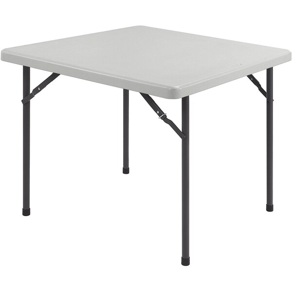 Lorell Ultra-Lite Banquet Folding Table, 29" x 36" x 36", 600 lb Capacity, White - LLR60328