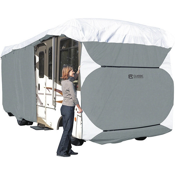 Classic Accessories Class A RV Cover, 33 ft-37 ft, Grey - 80-337-193101-RT