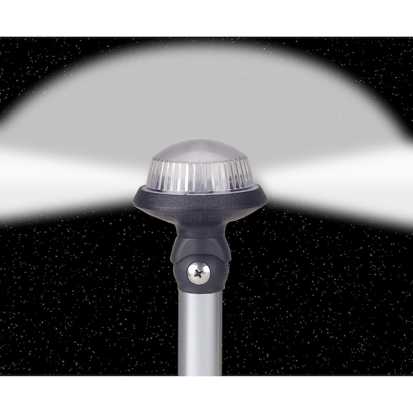 Perko Perko 1470DP5CHR Delta-Series Universal Replacement White All-Round Pole Light - 42" Height - 1470DP5CHR