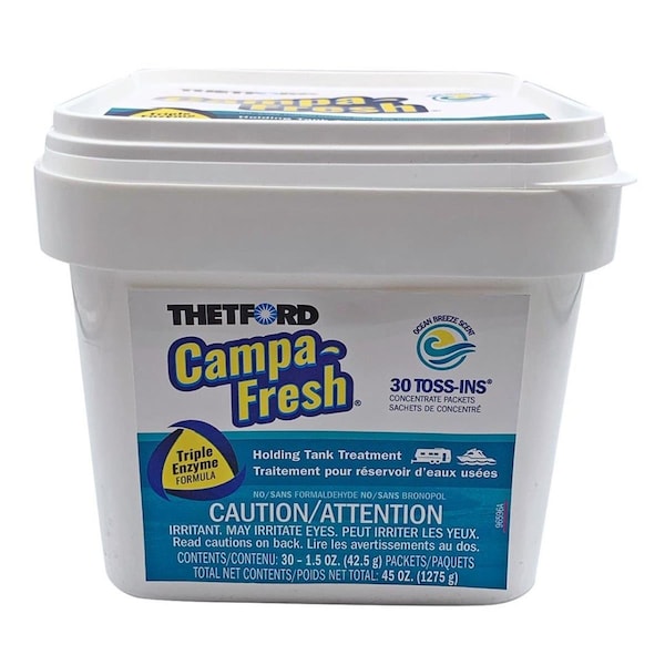 Thetford Thetford 96693 Campa-Fresh Ocean Breeze Tub - 30 Count - T6H_96693