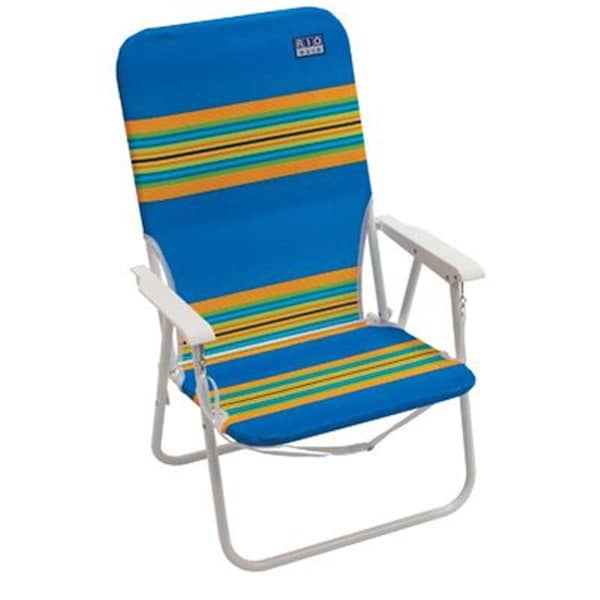 Grillgear SC515-TS Aloha Collection Sun N Sport 1 Position Folding Beach Chair - GR136490