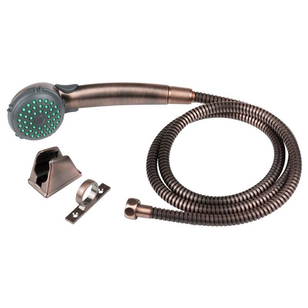 Dura Faucet RV SINGLE FUNCTION SHOWER WAND & HOSE KIT - OIL RUBBED BRONZE - DF-SA400K-ORB