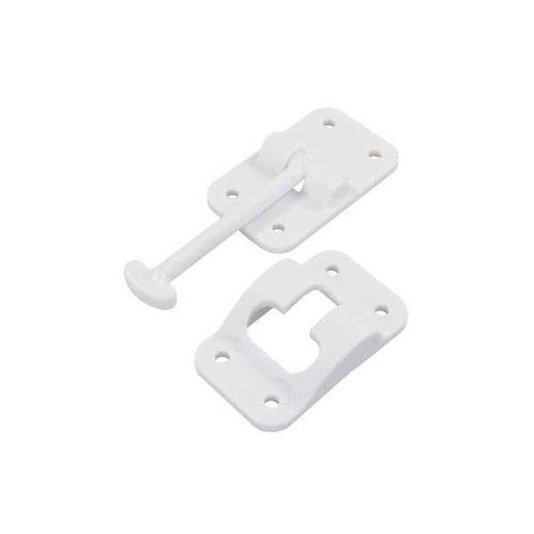 Jr Products 3-1/2IN T-STYLE DOOR HOLDER, WHITE - 10414