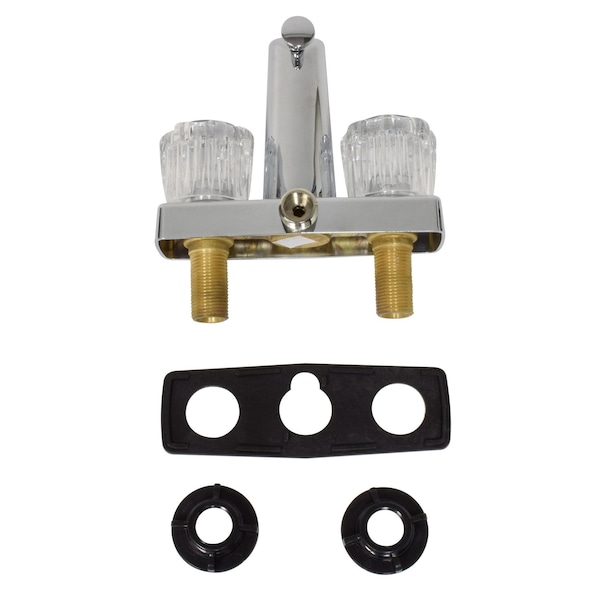 Valterra Faucet, Used For Bathtub; Single Piece 4 Inch Wall Mount With Tub/ Shower Diverter - PF213332