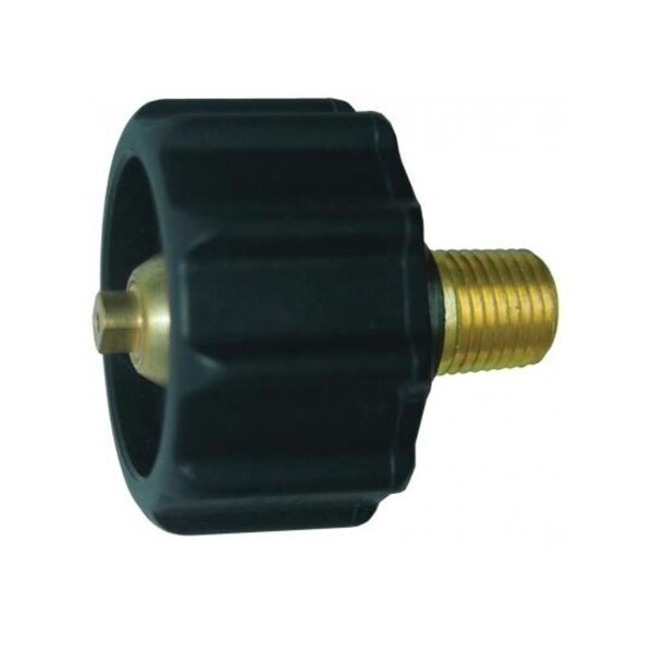 Jr Products 1516 Female ACME Quick Connect x 14 MPT 100000 BTU Black Quick Connect Handle - 07-30265