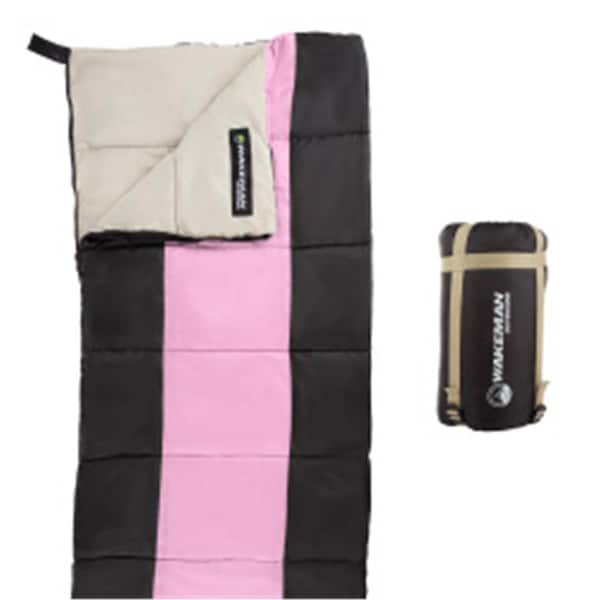 Olympian Athlete Kids Sleeping Bag, Pink & Black - OL2001796