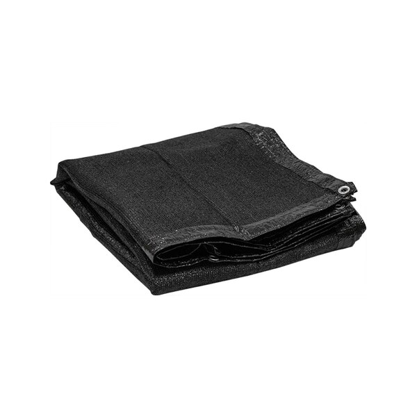 Entretenimiento 6 x 20 ft. 75 Percent Sun Screen Fabric, Black - EN3957294