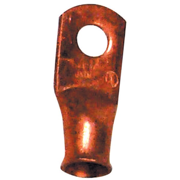 Quickcable Quick Cable 105058-050 MAX Copper Lug, Straight Unplated - 4 Gauge x 3/8" Stud, 50 PCS - 105058-050