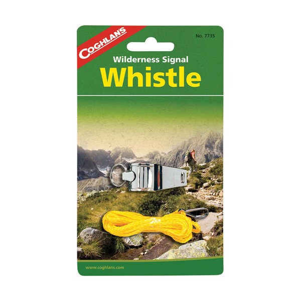 Coghlans Coghlan's Wilderness Signal Silver Whistle 6.750 in. H X 4.000 in. W X 0.875 in. L 1 pk - 7735