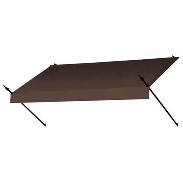 Idmworldwide Modern Designer Awning Burgundy 8 Ft. - 3020768