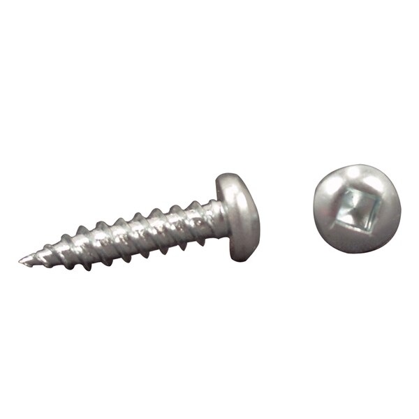 Ap Products AP Products 012-PSQ500 8 X 1 Pan Head Square Recess Screw, Pack of 500 - 1", Zinc - 012-PSQ500 8 X 1