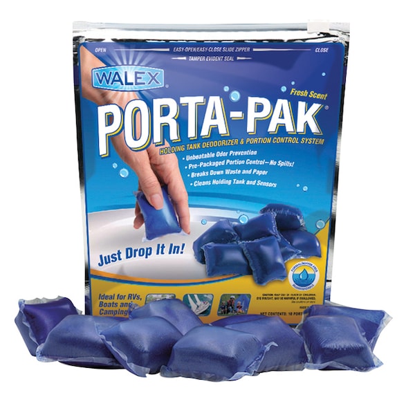 Walex Walex TOI-91799 Porta-Pak Holding Tank Deodorizer - Sunglow, 10 Pack - PPRV10