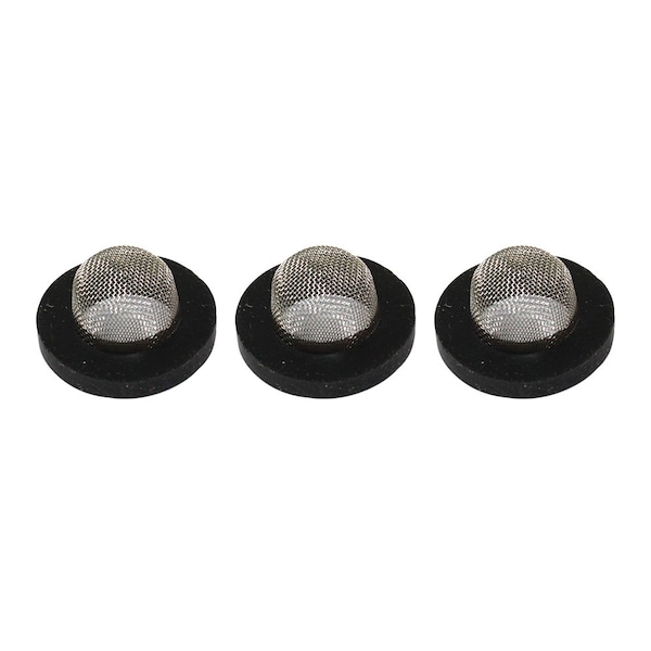Superior Electric Inlet Water Filter Pressure Washer Mesh Screen Garden RV Misting Hose Coupling, PK 3 - RVA1619