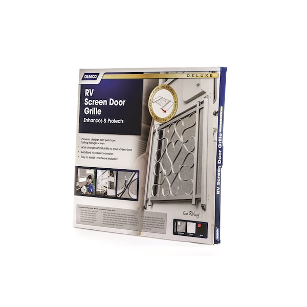 Camco SCREEN DOOR DELUXE GRILLE BLACK - 43993