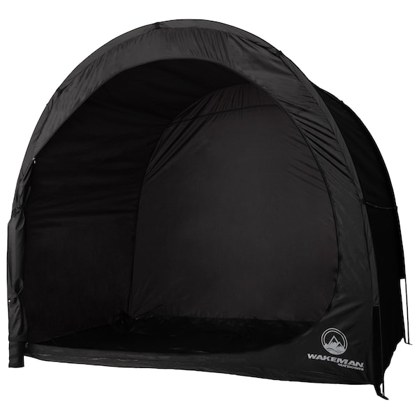 Wakeman Bike Storage Shed-6.5x4x5.3 Tent Holds 3 Bicycles-Water & UV-Resistant with Carry Bag by Wakeman - 83-SS1003