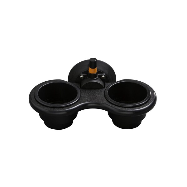 Seasucker Vertical Surface Mount, Black, Non-Lighted, With 4-1/2 Inch Vacuum Mount/ Hold Up To Two Cans/ - MC5301B