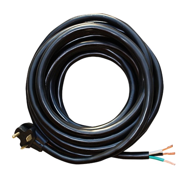 Voltec Industries Voltec 16-00562 Right Angle Power Supply Cord 10/3 Gauge - 25', 30 Amp - 16-00562
