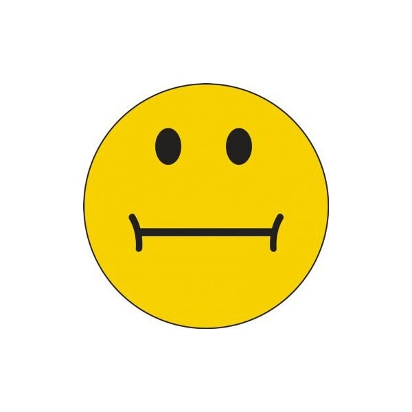 Accuform ULTRACLING SMILE, NEUTRAL, AND PBL101YL - PBL101YL