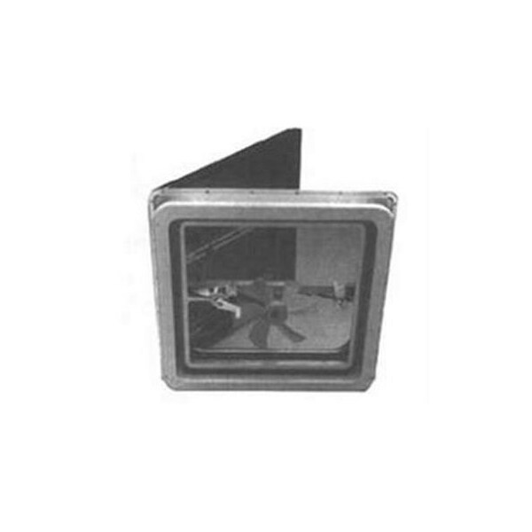 Hengs Ind Manual Opening For 14 x 14 With Screen With 12 Volt Fan Pure White Screen Frame - V771402-C1G1