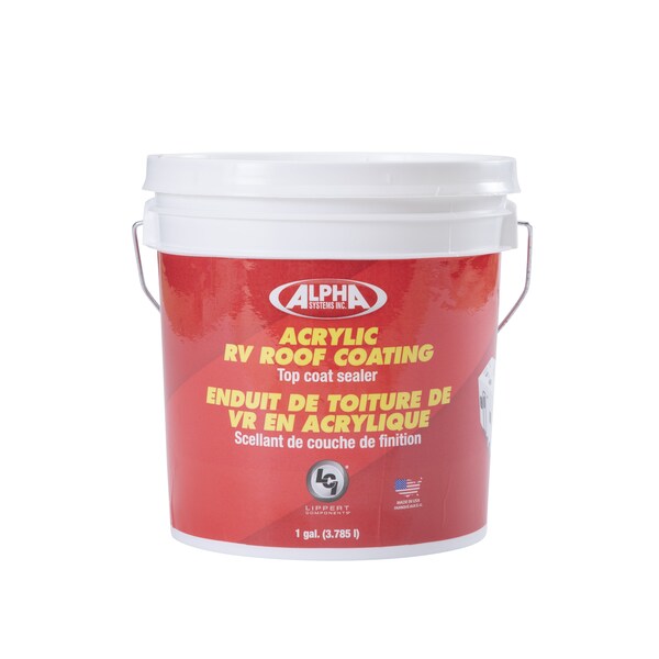 Lippert 4034 WHITE LATEX ROOF COATING (1-GALLON) - 862401