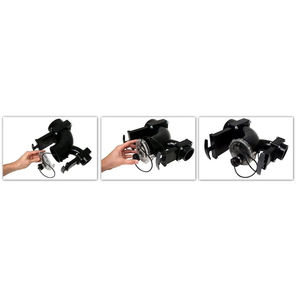 Valterra WASTE VALVE CLEAR CAP, 3IN, 3/4IN GHT WITH CAP, BULK - T1020-1CLR