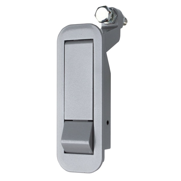 Global Pivot Latch, Short Body, Short Arm, Non-Locking, Grey - PL-SSN-10207-3000-1PK