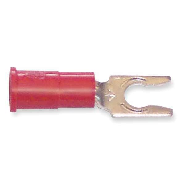 3M 22-18 AWG Vinyl Locking Fork Terminal #8 Stud PK100 - MV18-8FLX